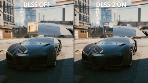 השוואה עם עומק שדה של Cyberpunk 2077 